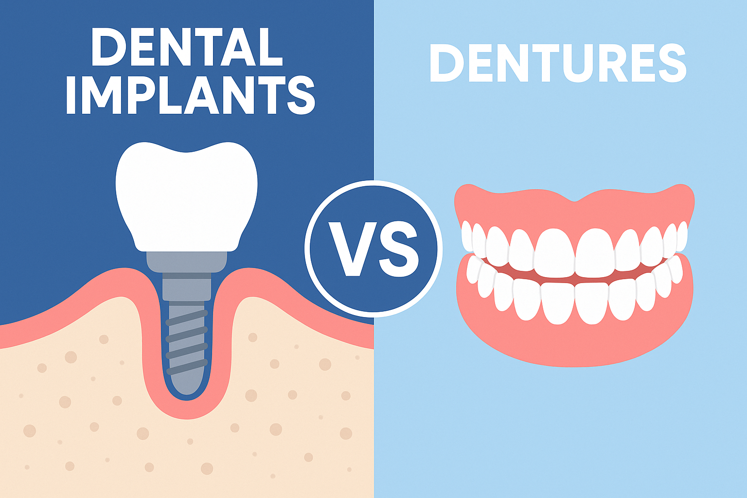 Dental Implants vs Dentures: Complete Guide for Modern Tooth Replacement